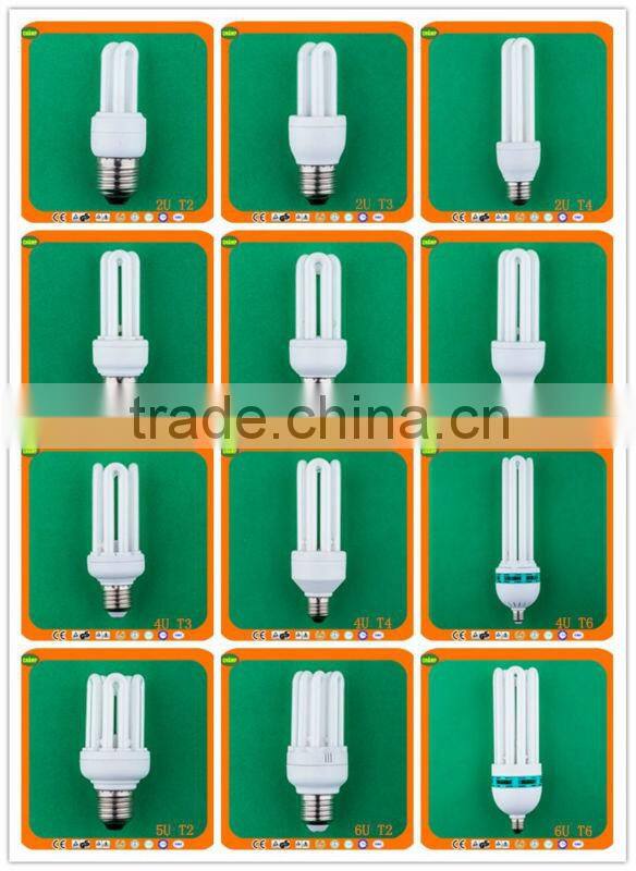 2014 ningbo new factory product well sell ISO UL CE LVD CEM RoHS SASO AK Approved fluorescent electrinic cfl lighting bulb
