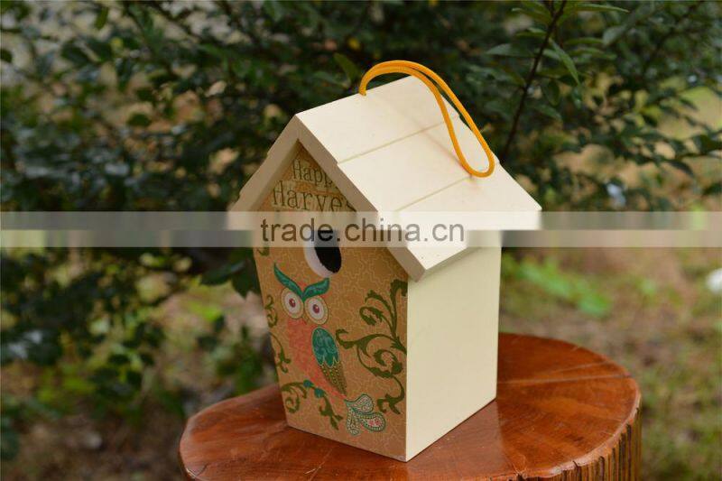 Garden Decorative Wooden Bird Cages Natural bird nest