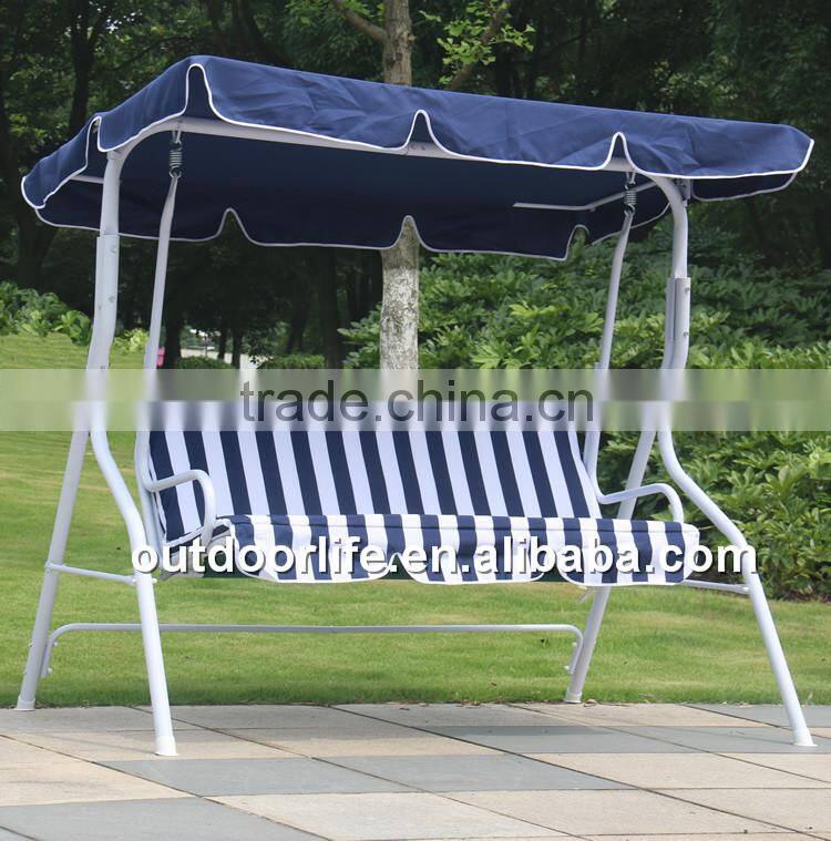 Hot selling 4 seats canopy swing chair with mosquito net