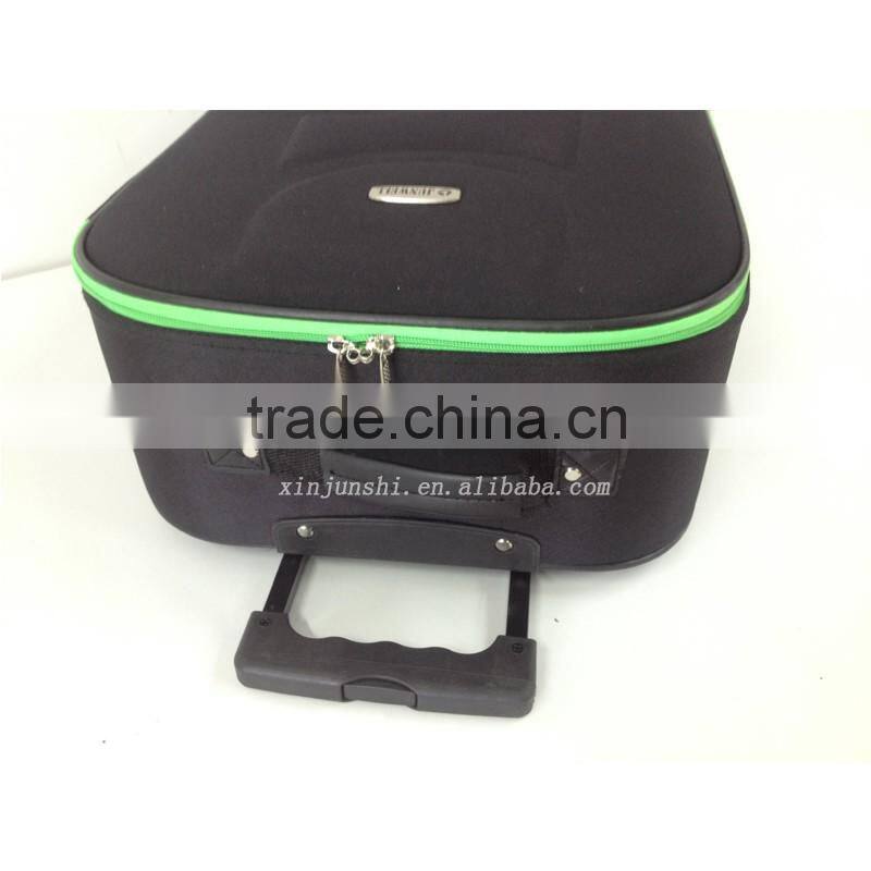 nylon waterproof durable hard trolley case luggage business travel wheeled luggage case for wholesale