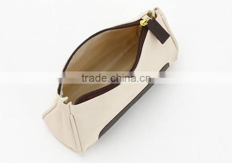 high quality white pu cosmetic pouch