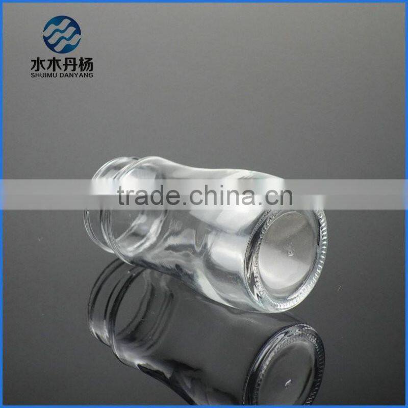 Glass spice shaker bottle glass spice bottles Glass bottles for pepper/spice with screw caps