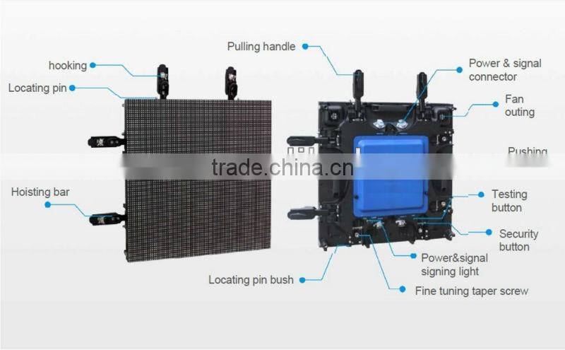led rental display, Slim rental hanging Aluminum cabinet moving stage exhibition truss outdoor P10 LED display