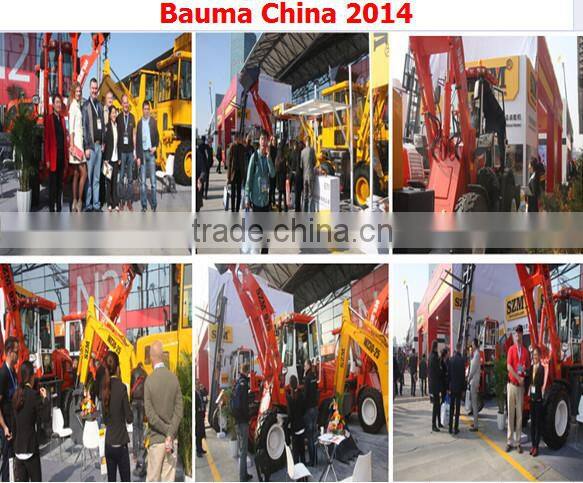 china 2t mini wheel loader with joystick ,AC,quick change