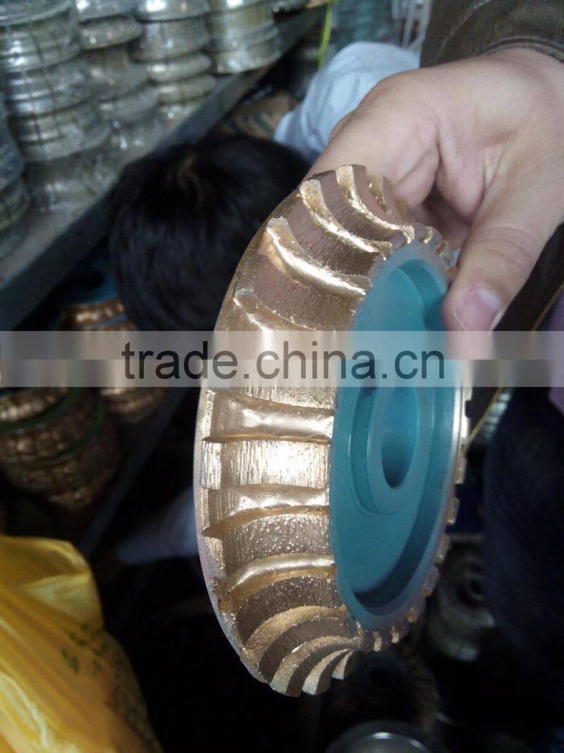 Marble stone fixing machine for the edge