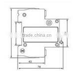 b c d curve 2 pole 6ka mcb 6 amp circuit breaker