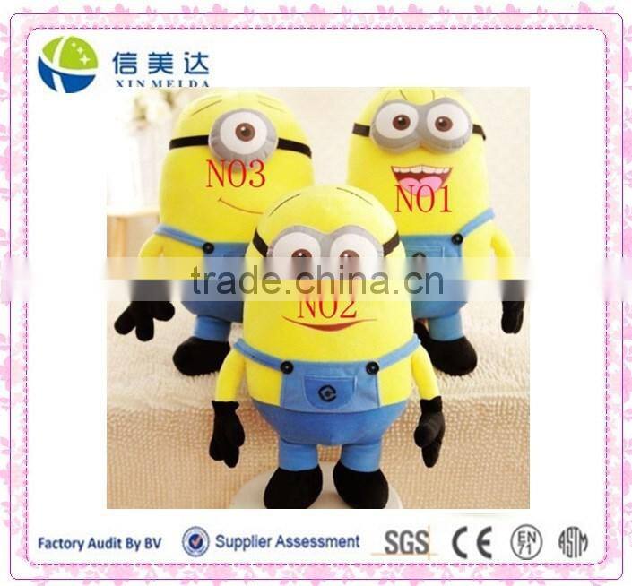 Big Size 20inch/50cm 3D Despicable Me Minion Plush Toy Minions Stuffed Doll Plush Doll toys Jorge Dave Stewart 3D Eyes