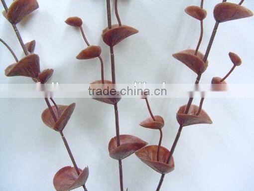 H70cm Green Plastic Garden Plants Artificial Eucalyptus Leaves
