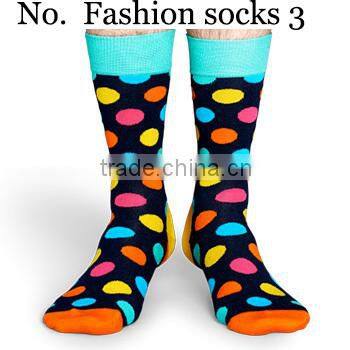 custom classic happy mens fashion socks wholesale