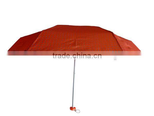 Nice color printing 5 fold umbrella from leading manufactory of umbrella in China