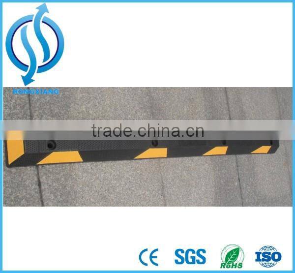 Rubber wheel stops for car parking
