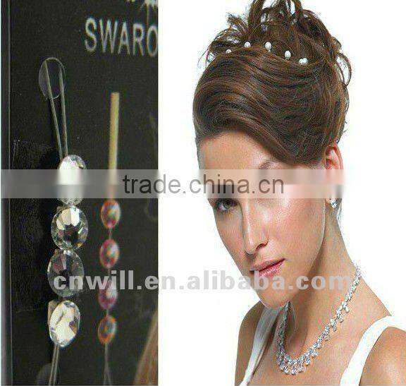 Hot sale crystal hair serum hair crystals hair bling crystal iron in hair crystals wholesale crystal hair accessories