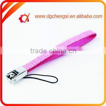 Cute Decorative Woman Gift PU Fashion Cell Phone Hand Strap