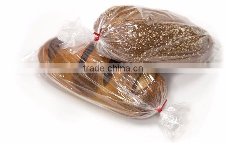 Plastic Bread Packaging Bag heat seal flat bag for food