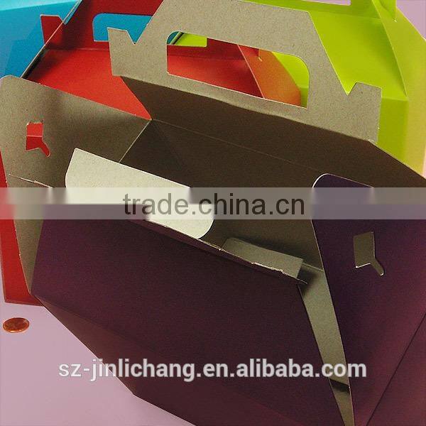 pretty small colorful printed paper packing box wholesale