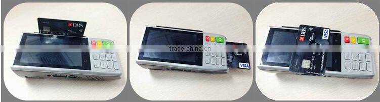 NFC Andriod mobile pos with biometric ,qr code scanner, payment terminal with free SDK--H-S1000