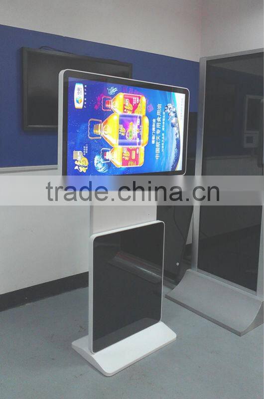 42inch Floor Stand Digital Interactive Signage with 90 degree rotation ability