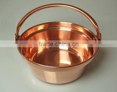 All Copper Material Made Copper Pots Used For Edible Wild Greens