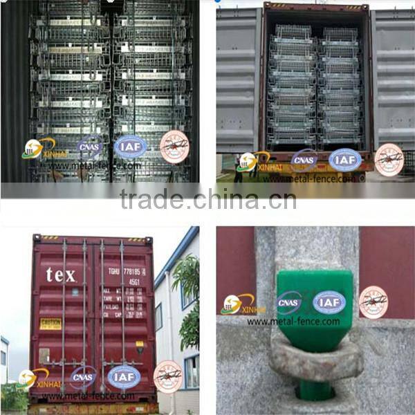 Warehouse Galvanized Welded Wire Storage Cage