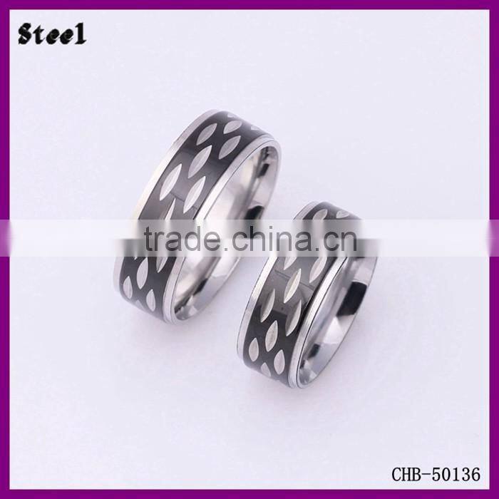 Hot Selling Fashion Water Cube Shape Fashion Couples Finger Ring