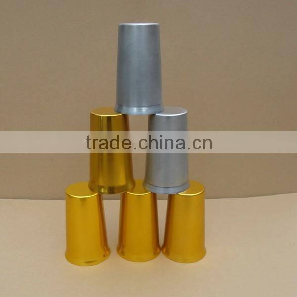 18oz anodized aluminium tumbler with gold color