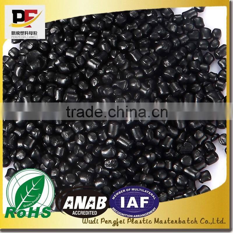 Black masterbatch with food grade carbon black for plastic products, plastic color masterbatch manufacturer
