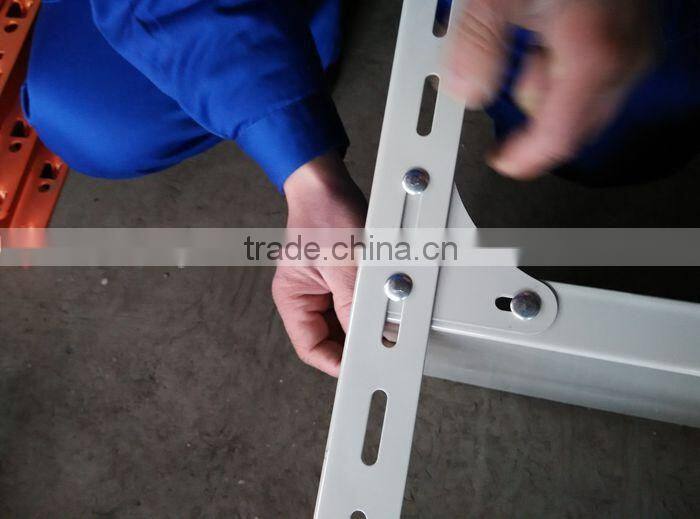 Industrial bulk storage metal light duty shelving