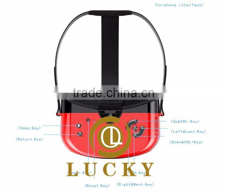 2016 fashionable Virtual VR machine VR glasses machine 3D box virtual reality helmet mirror storm best gifts paly games watch tv