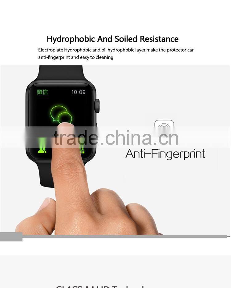 Real Shot 3D Full Cover Tempered Glass Screen Shield For Apple Watch