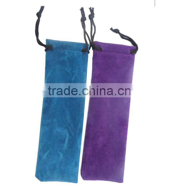 embroidered small custom velvet jewelry bag