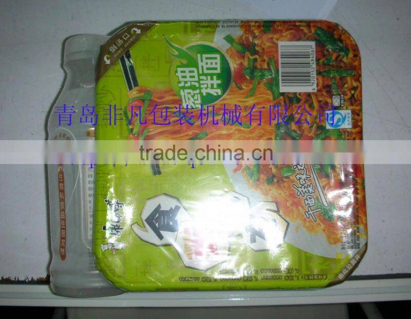 High Speed Automatic Instant Noodle Bowl Shrink Wrapping Machine