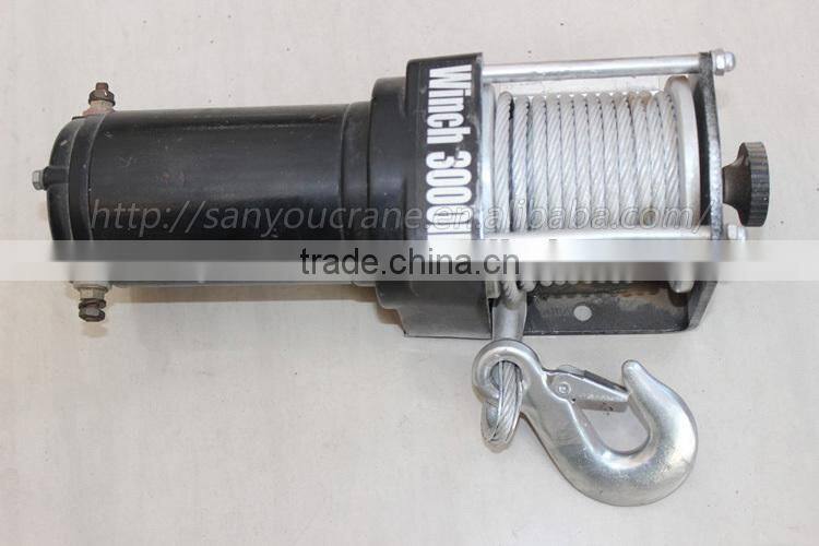 Trailer Winch for Hoist Electric winch 3000lbs electric winch