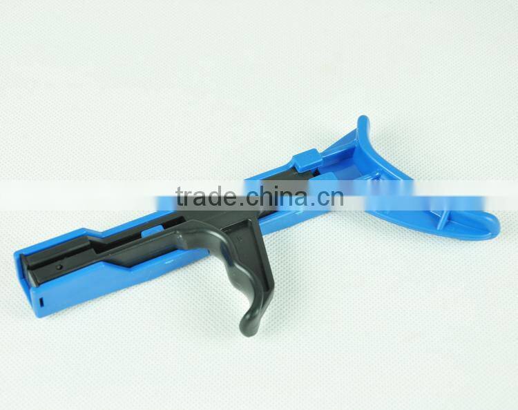 Nylon cable tie gun TG-100 fanstening tool for for fastening 2.4-4.8mm nylon cable and wires quickly cable tie cutter