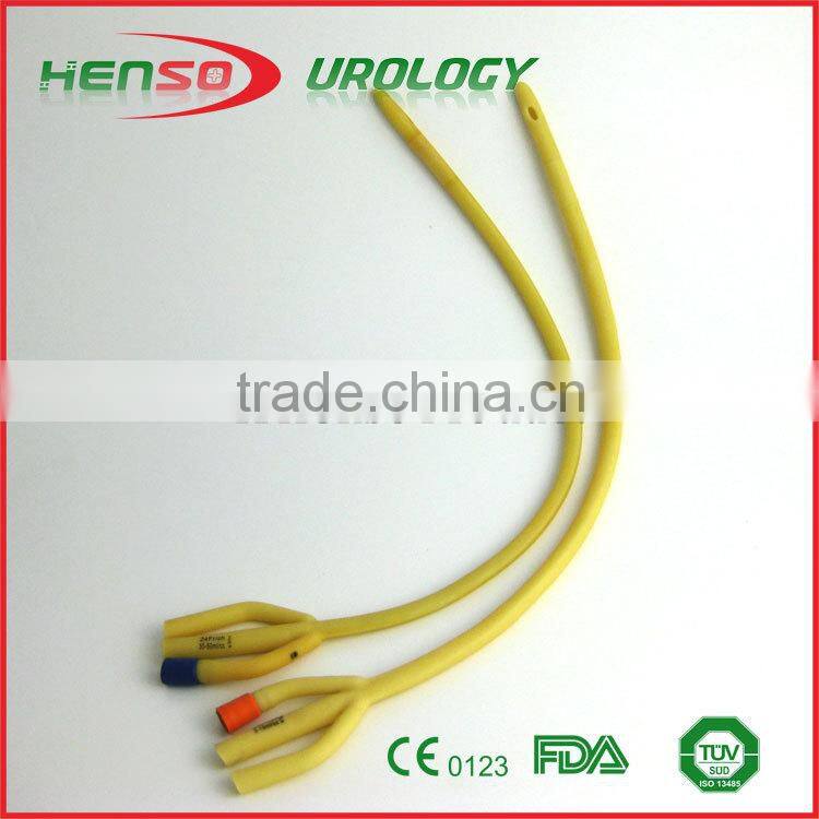 Three way (3 way) Standard Latex Foley Catheter