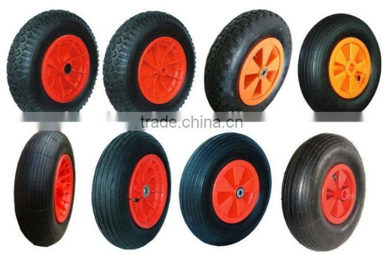 3.00-8 pu wheel FOR tool cart,wheelbarrow