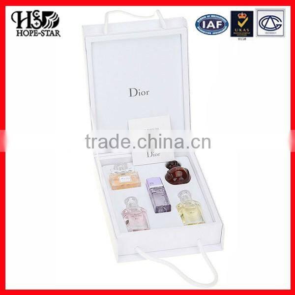 HSD China company hot selling custom beautify cosmtic paper perfume packaging box