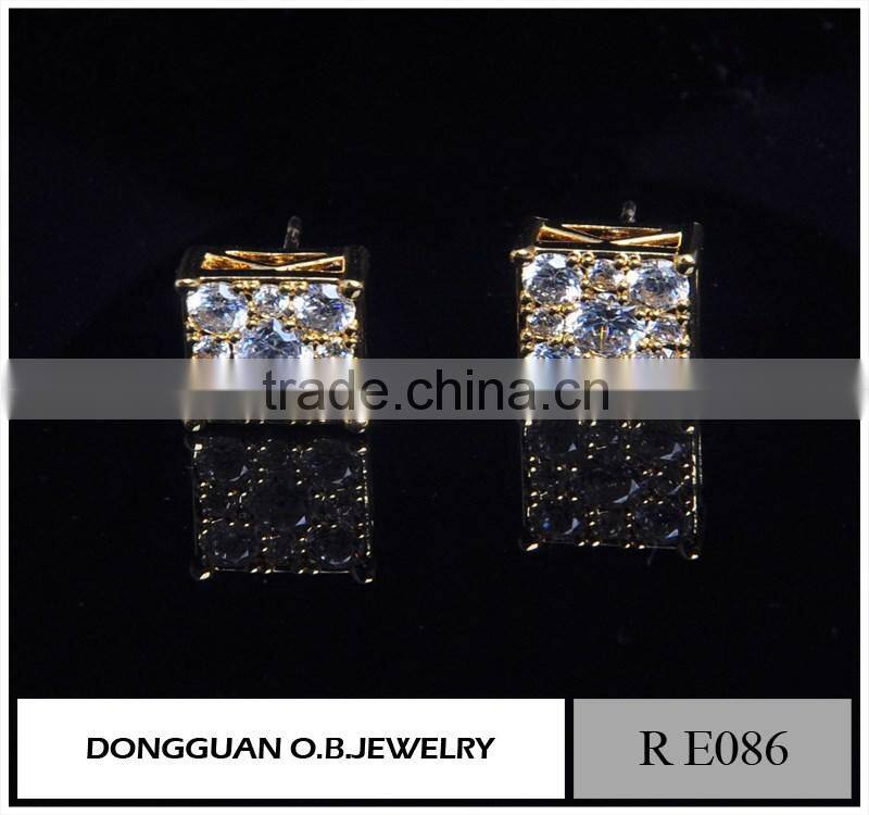 Fashion seed bead earrings for lady 925 silver earrings