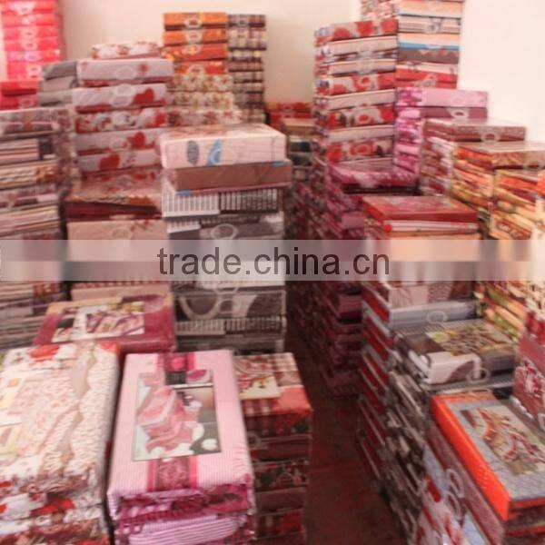 sell in low price Thread Count 100% cotton fabric painting designs bed sheets