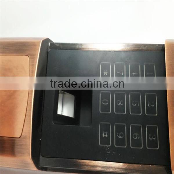 gold hotel smart lock with rfid card key system