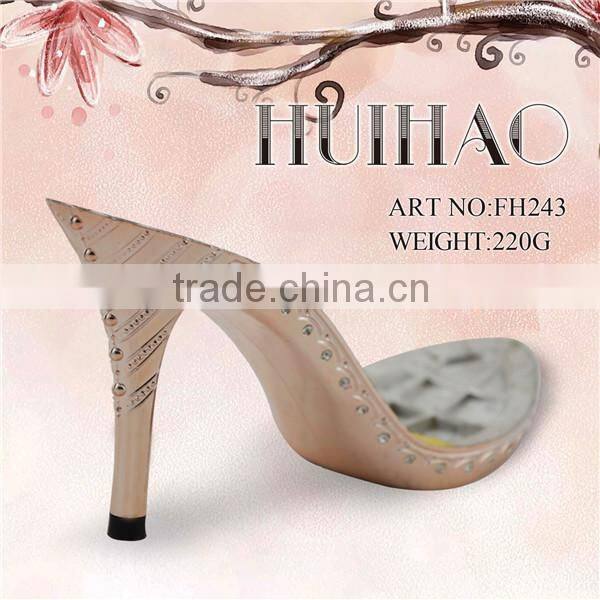 2016 fashional ABS high heel shoe sole