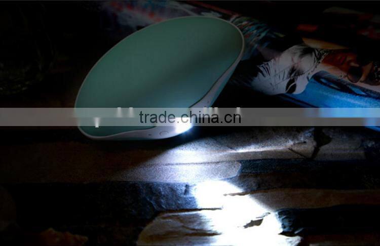 Multifunctional Mobile Phone Portable Seashell Shape Hand Warmer 4000mah Power Bank External Battery Pack Charger