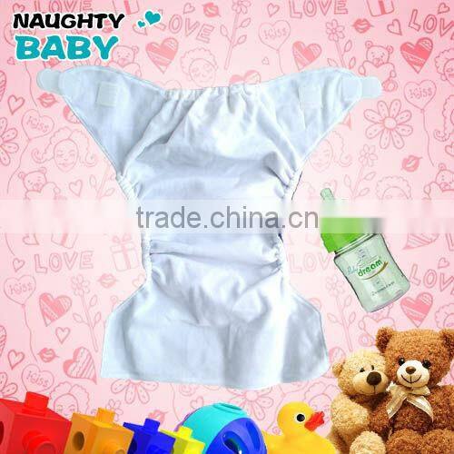 Wholesale Naughty baby Reusable Washable hook & loop Pocket baby Cloth Diaper nappy factory
