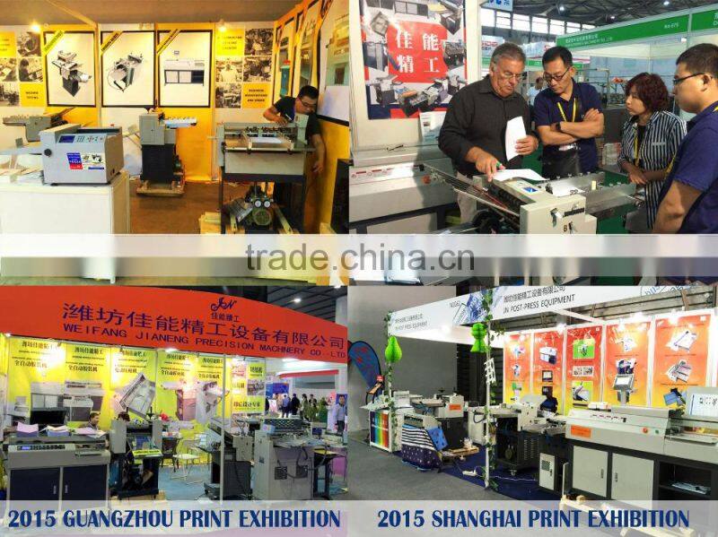 Hot melt glue book binder with roughener unitJN-40E