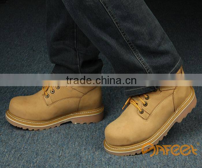 Guangzhou welding safety boots with steel toe cap and steel mid sole safety shoe code lace up rubber safety boots SA-3206