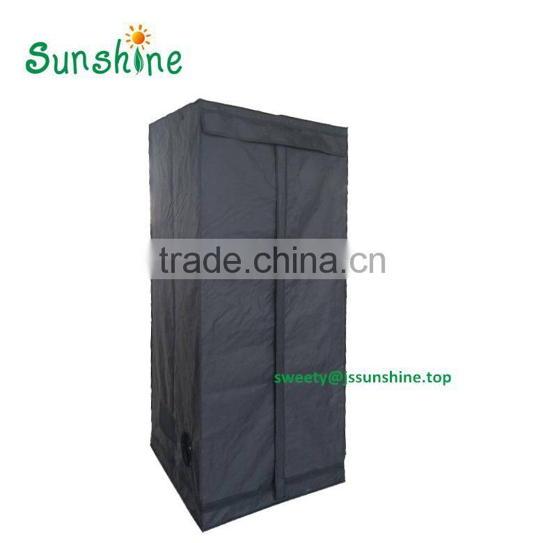 80x80x160cm Mylar Hydroponic Grow Tent for Indoor Plant Growing - 1 Door