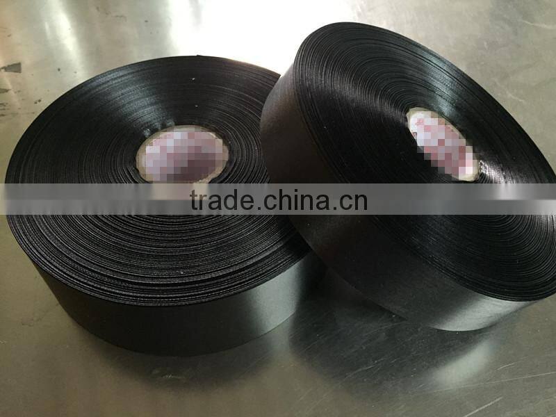 2015 Wholesale Black Color Satin Ribbon 50mm