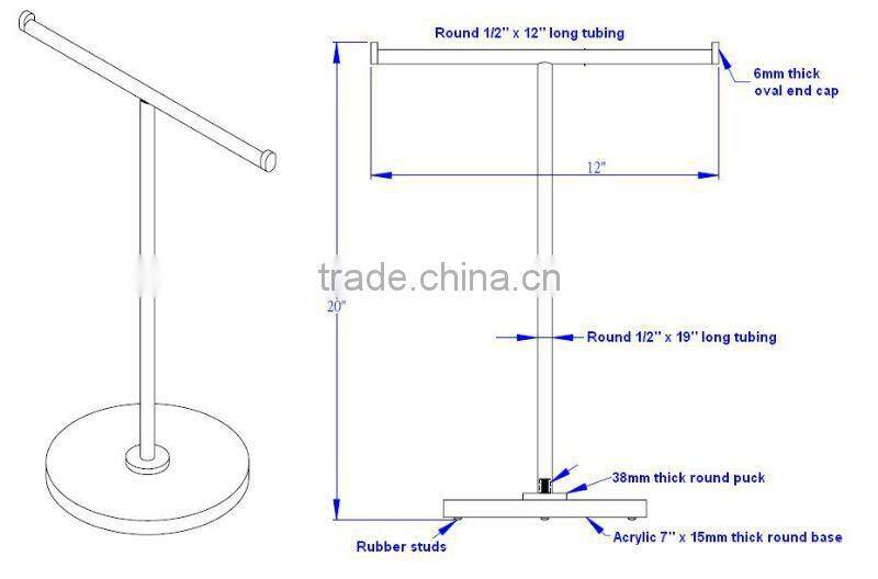 Necklace display stand