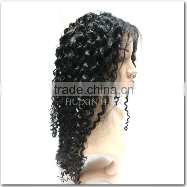 Top 7A grade virgin human hair wig, different hair style full lace human hair wig