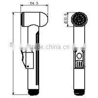 Bidet Spray Head,ABS Muslim Shattaf,Handheld Bidet Shower