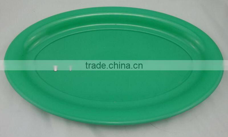 Plastic oval serving tray 42.8x27.8cm colors #TG22579A